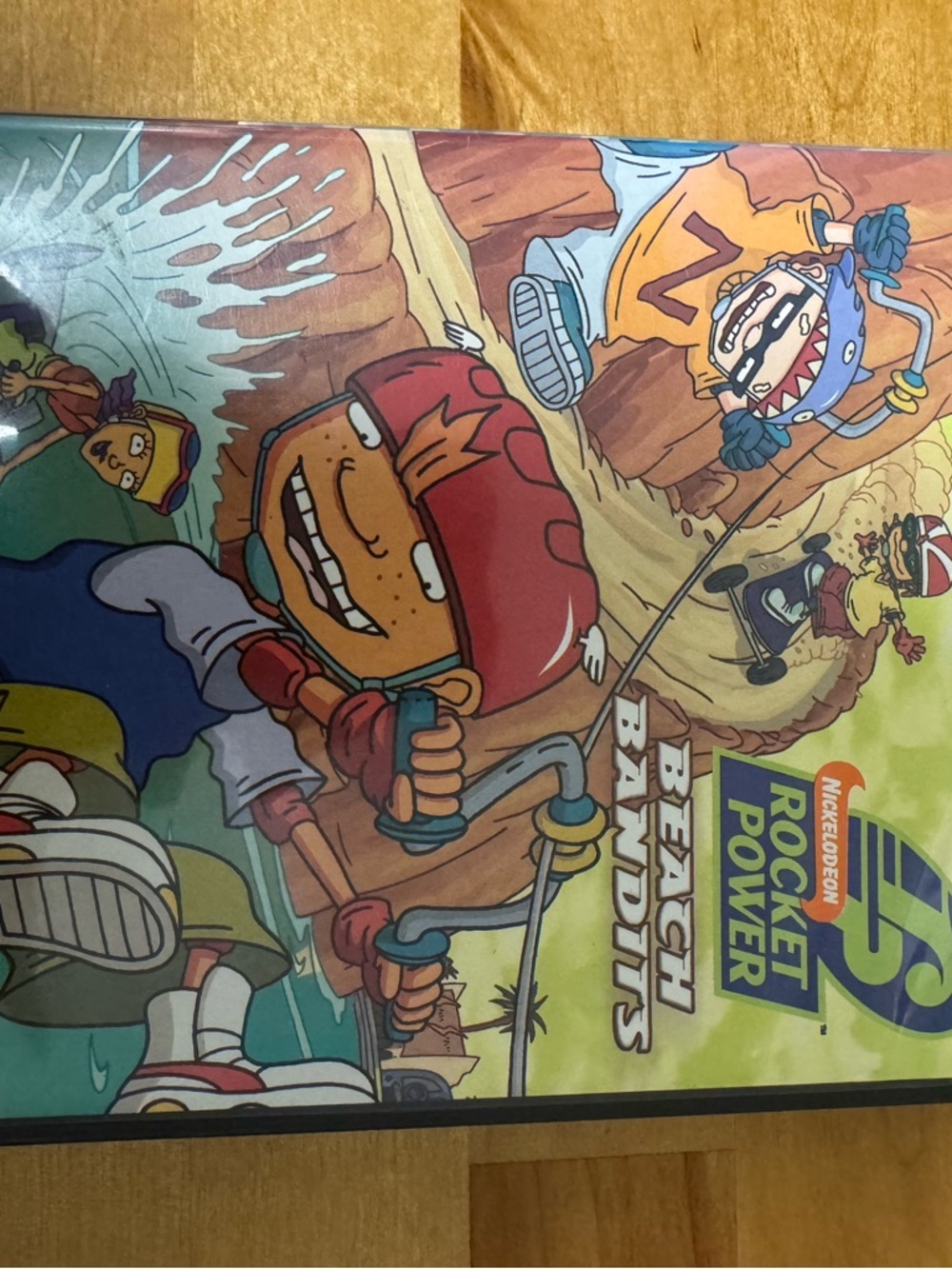 Nickelodeon Rocket Power DVD with Red, Orange, Blue, Green Artwork